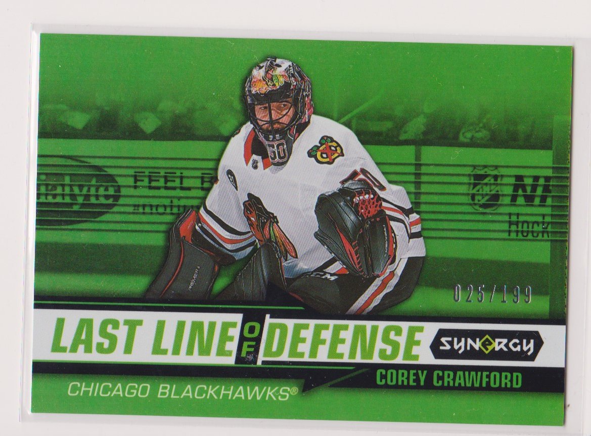 (image for) 2018-19 Synergy Last Line Of Defense Green #LD2 Corey Crawford